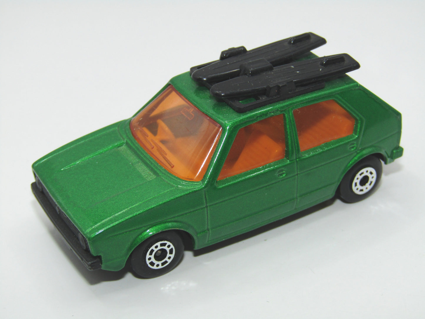 Matchbox Superfast 7C VW Golf BRIGHT Green Flat Black Base