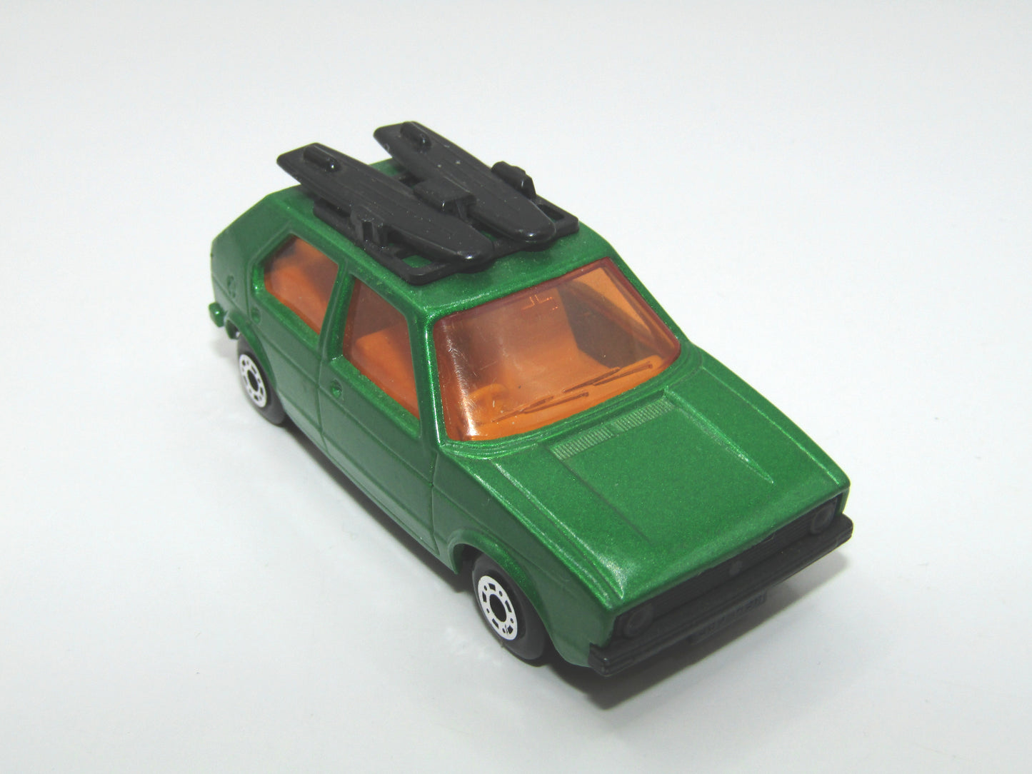Matchbox Superfast 7C VW Golf BRIGHT Green Flat Black Base