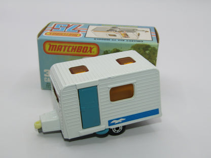 Matchbox Superfast 31C Caravan - TURQUOISE Blue Door Blue Seagull Label