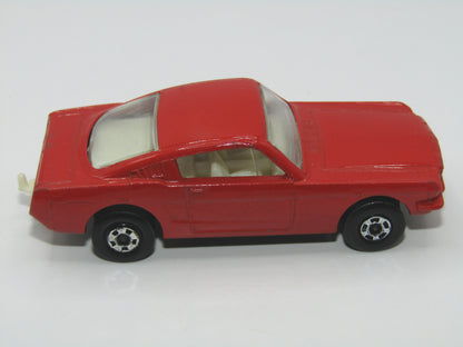 Matchbox Superfast 8A Ford Mustang RED White Iterior