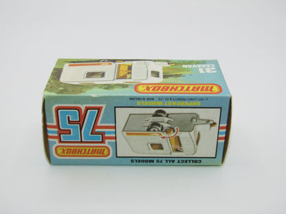Matchbox Superfast 31C Caravan - TURQUOISE Blue Door Blue Seagull Label