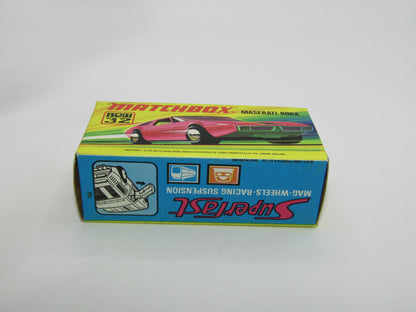 Matchbox Superfast No 32B Maserati Bora PURPLE 5 Spoke Wheels No Labels