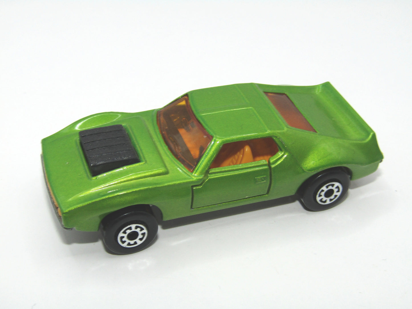 Matchbox Superfast 9B AMX Javelin Lime Green Wide 5 Arch front Wheels