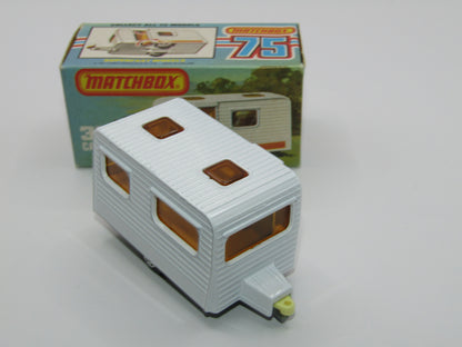 Matchbox Superfast 31C Caravan -  Light Blue Door, No Labels