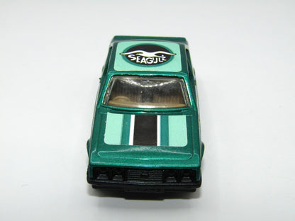 Matchbox Superfast 9C Ford Escort RS2000 SATIN BLACK BASE Metallic Green