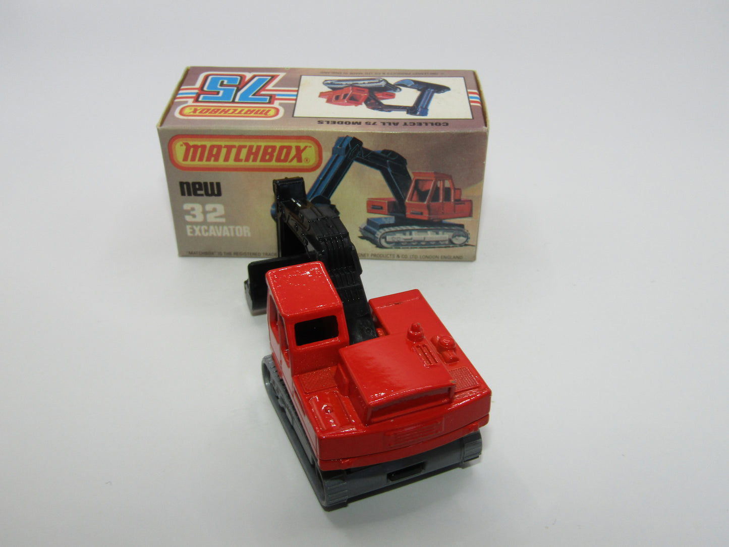 Matchbox Superfast No 32D Atlas Excavator without ATLAS BLACK Platform