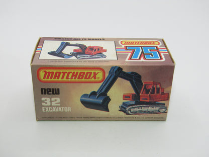 Matchbox Superfast No 32D Atlas Excavator without ATLAS BLACK Platform