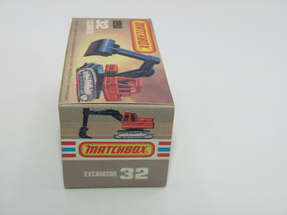 Matchbox Superfast No 32D Atlas Excavator without ATLAS BLACK Platform