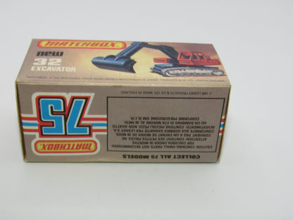Matchbox Superfast No 32D Atlas Excavator without ATLAS BLACK Platform