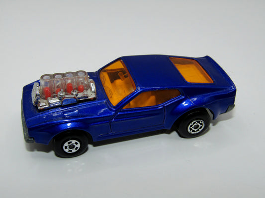 Matchbox Superfast 10B Piston Popper Dark Metallic Blue