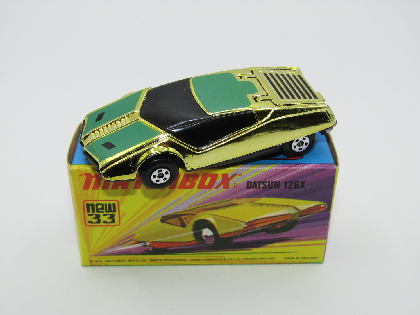 Matchbox Superfast RN Golden X - Datsun 126X Cast Gold