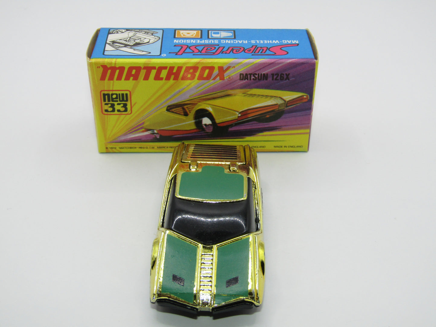 Matchbox Superfast RN Golden X - Datsun 126X Cast Gold