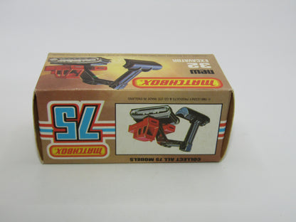 Matchbox Superfast No 32D Atlas Excavator Yellow Black Stripe Tampo