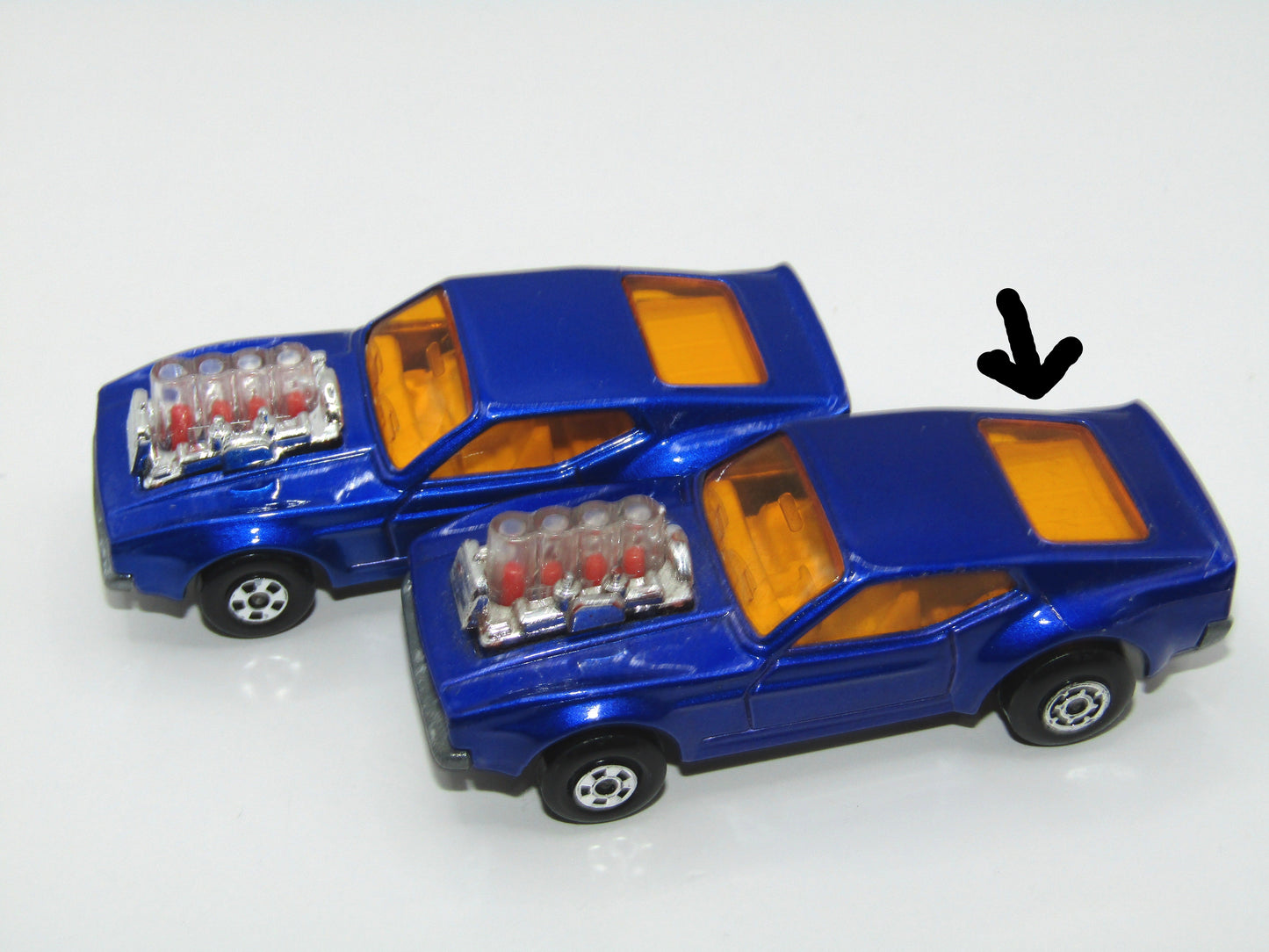 Matchbox Superfast 10B Piston Popper Dark Metallic Blue