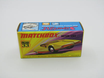 Matchbox Superfast RN Golden X - Datsun 126X Cast Gold