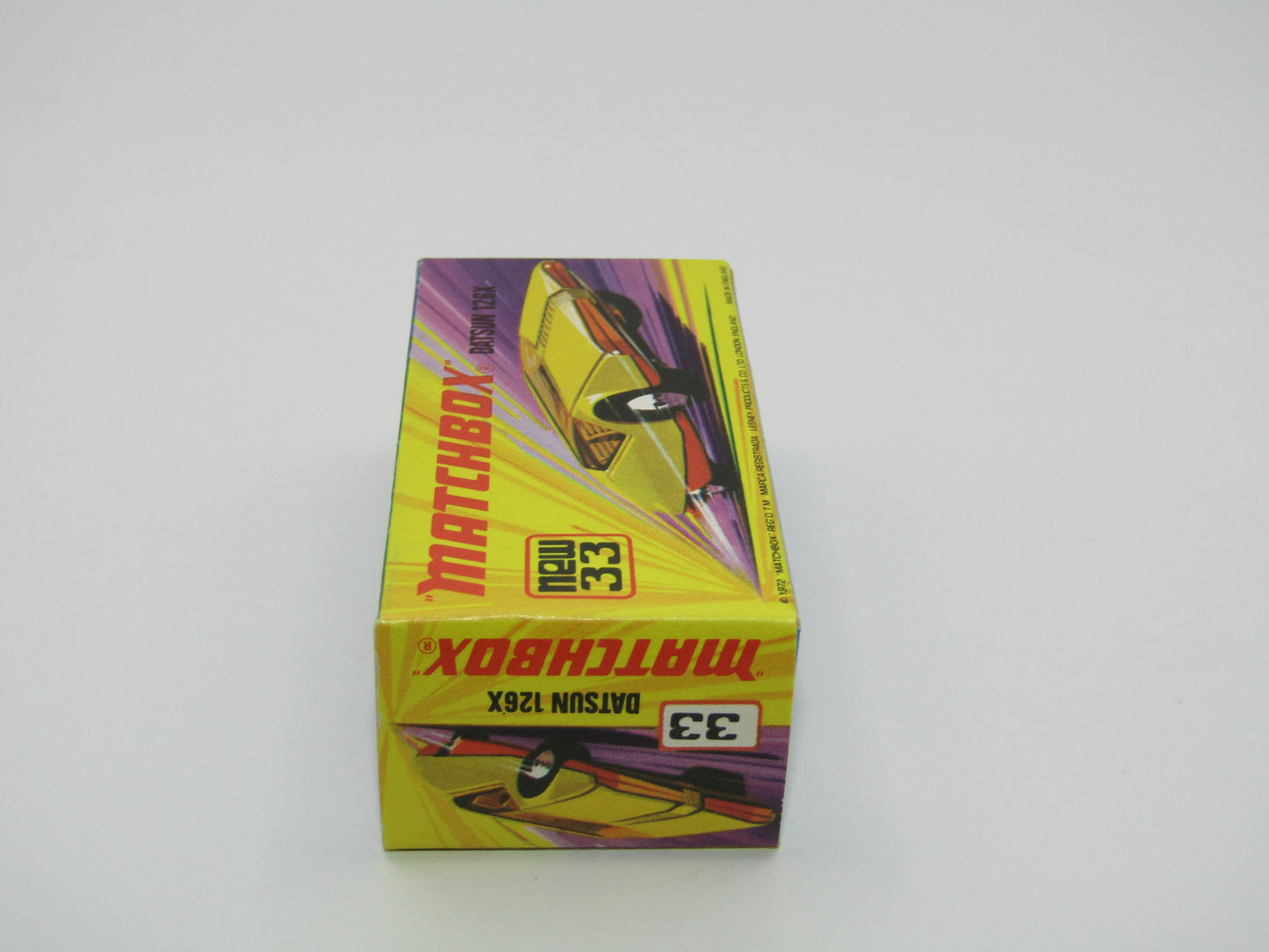 Matchbox Superfast RN Golden X - Datsun 126X Cast Gold
