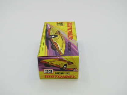 Matchbox Superfast RN Golden X - Datsun 126X Cast Gold