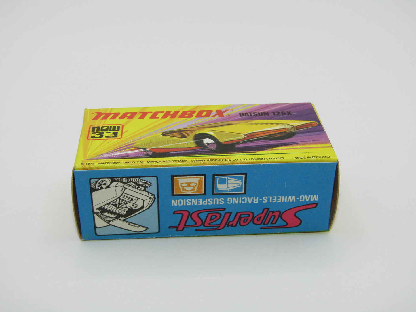 Matchbox Superfast RN Golden X - Datsun 126X Cast Gold