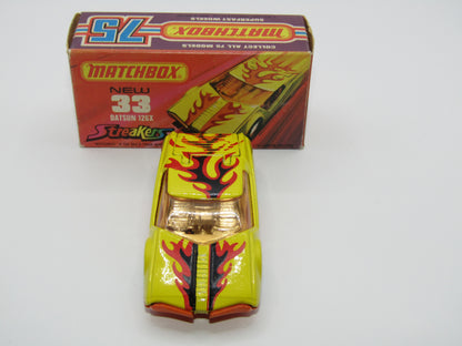 Matchbox Superfast 33B Datsun 126X Streakers PEACHY ORANGE BASE