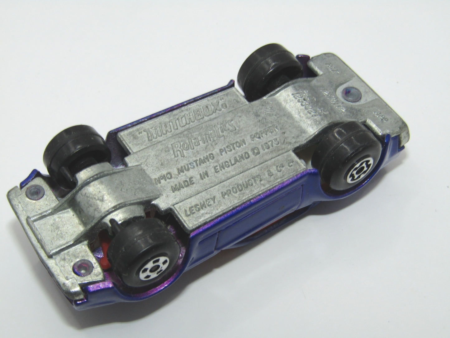 Matchbox Superfast 10B Piston Popper PURPLE Blue