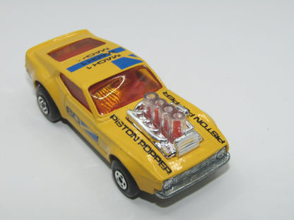 Matchbox Superfast 10B Piston Popper Yellow Mach 1 Tampo