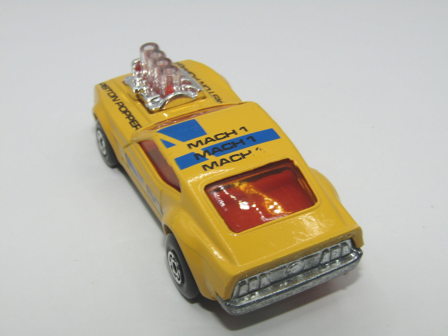 Matchbox Superfast 10B Piston Popper Yellow Mach 1 Tampo