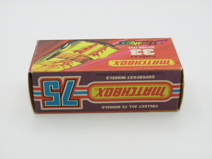 Matchbox Superfast 33B Datsun 126X Streakers PEACHY ORANGE BASE
