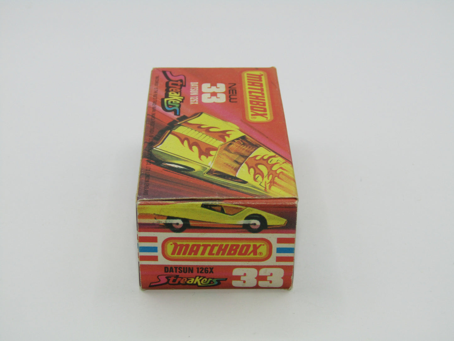 Matchbox Superfast 33B Datsun 126X Streakers PEACHY ORANGE BASE