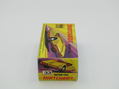 Matchbox Superfast 33B Datsun 126X DARK YELLOW Smooth Base