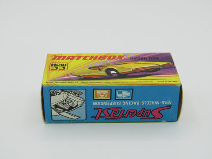 Matchbox Superfast 33B Datsun 126X DARK YELLOW Smooth Base