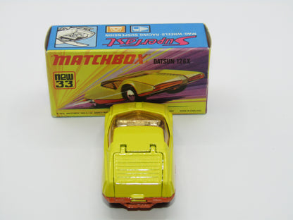 Matchbox Superfast 33B Datsun 126X Yellow LIGHT AMBER Windows