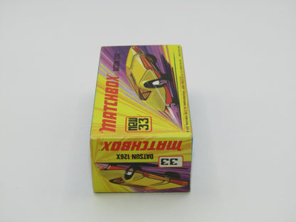Matchbox Superfast 33B Datsun 126X Yellow LIGHT AMBER Windows