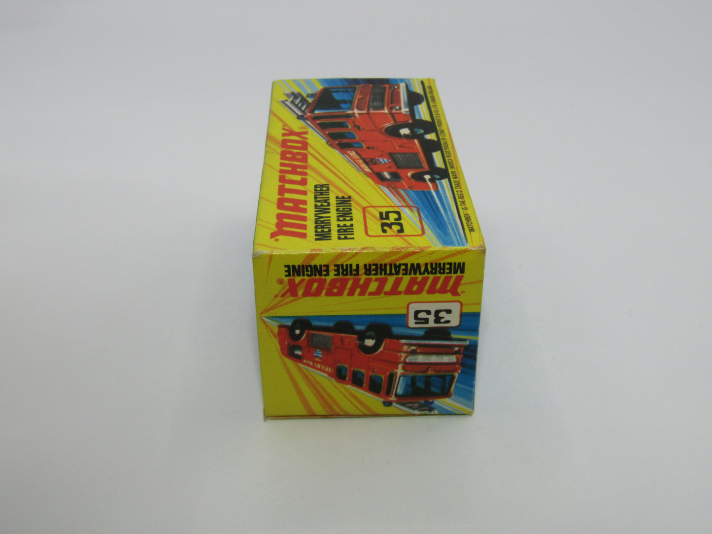 Matchbox Superfast No 35A Merryweather Fire Engine NO LABELS