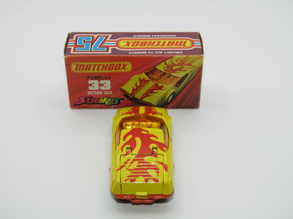 Matchbox Superfast 33B Datsun 126X Red & Orange Flames Tampo