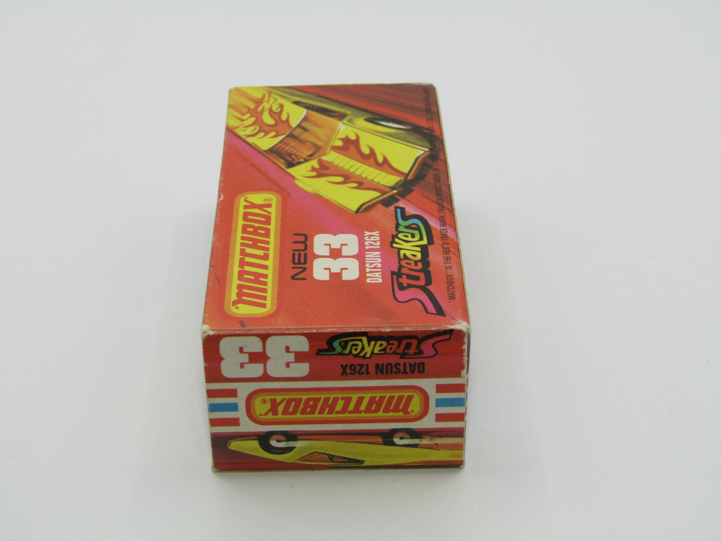 Matchbox Superfast 33B Datsun 126X Red & Orange Flames Tampo