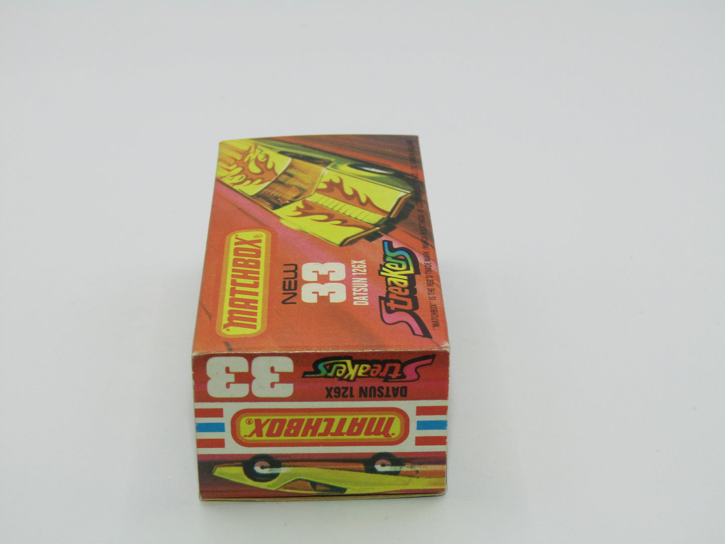 Matchbox Superfast 33B Datsun 126X Streakers Light Amber Windows Orange Base