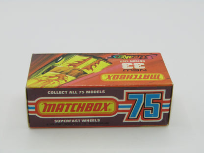Matchbox Superfast 33B Datsun 126X Streakers Light Amber Windows Orange Base