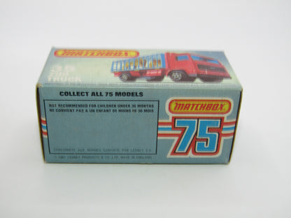Matchbox Superfast No 35D Zoo Truck DARK BLUE Windows Grey Cage