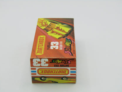 Matchbox Superfast 33B Datsun 126X Streakers DARK Amber Windows Orange Base