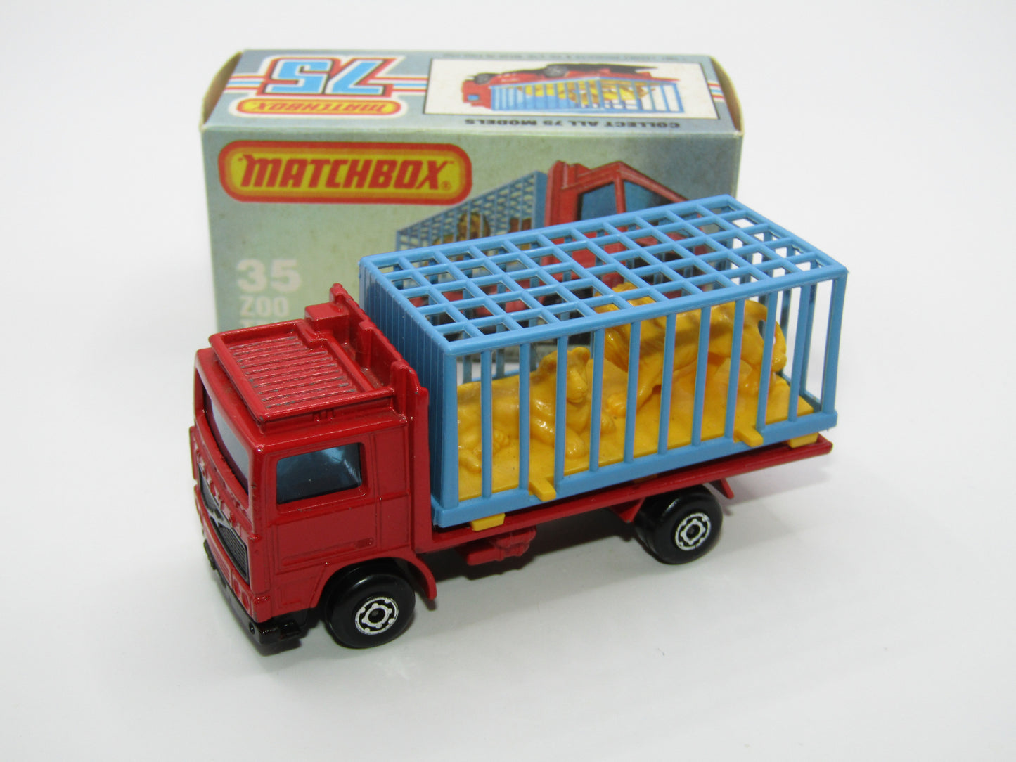 Matchbox Superfast No 35D Zoo Truck MALTESE CROSS Wheels
