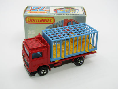 Matchbox Superfast No 35D Zoo Truck MALTESE CROSS Wheels