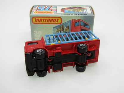 Matchbox Superfast No 35D Zoo Truck MALTESE CROSS Wheels
