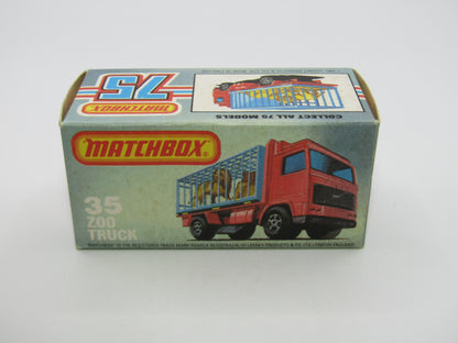 Matchbox Superfast No 35D Zoo Truck MALTESE CROSS Wheels