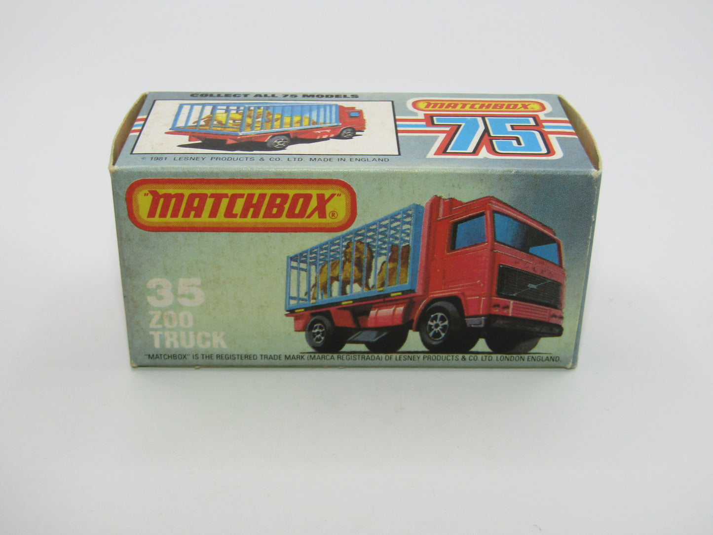 Matchbox Superfast No 35D Zoo Truck MALTESE CROSS Wheels