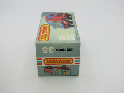 Matchbox Superfast No 35D Zoo Truck MALTESE CROSS Wheels