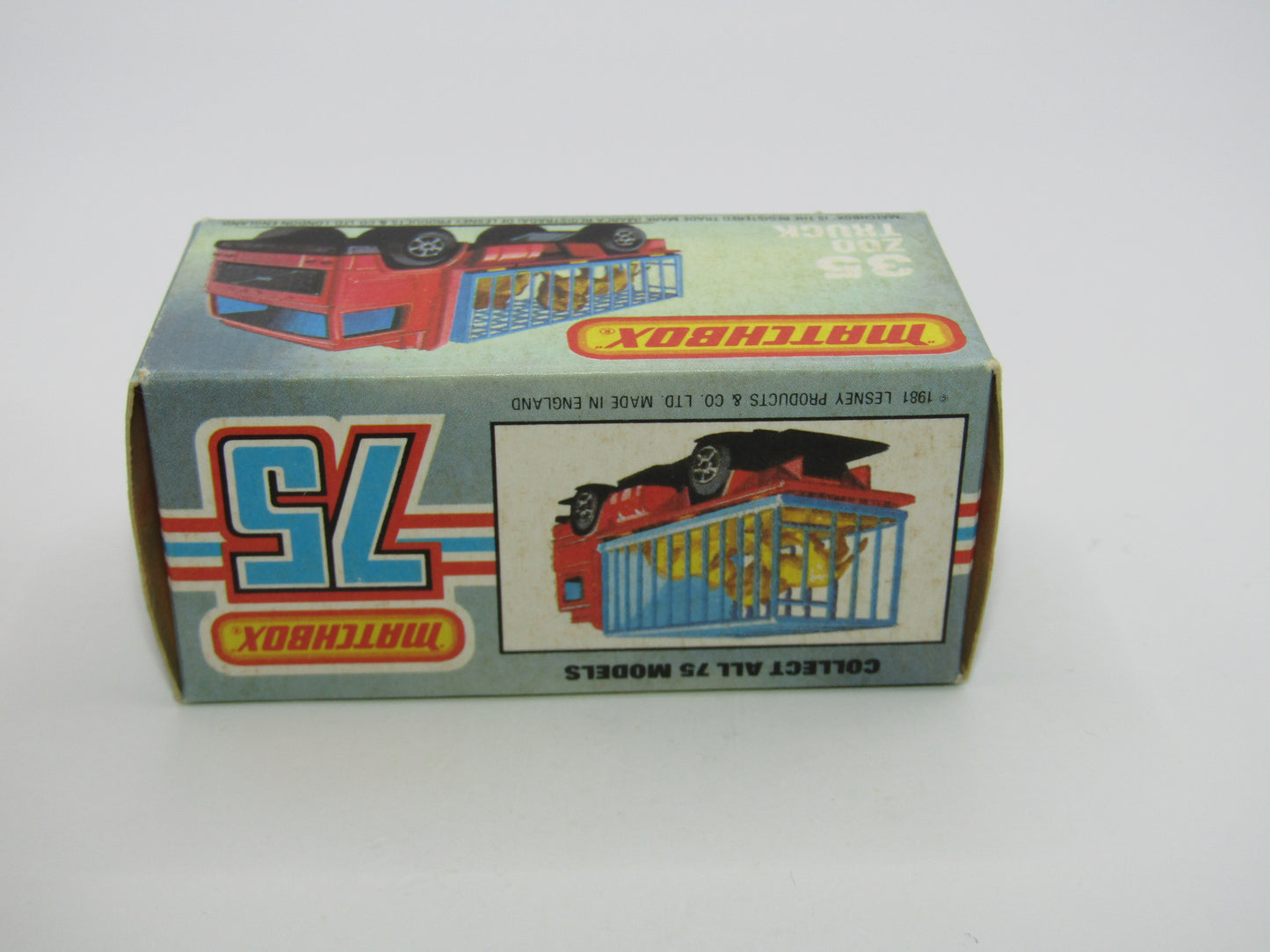 Matchbox Superfast No 35D Zoo Truck MALTESE CROSS Wheels
