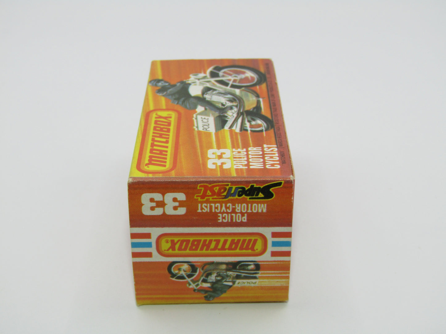 Matchbox Superfast 33C Police Motorcyclist Green Rider Polizei Mag Wheels