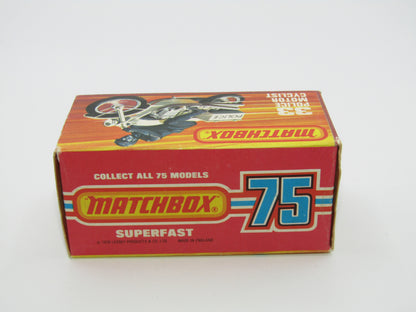 Matchbox Superfast 33C Police Motorcyclist BLACK Body, LAPD