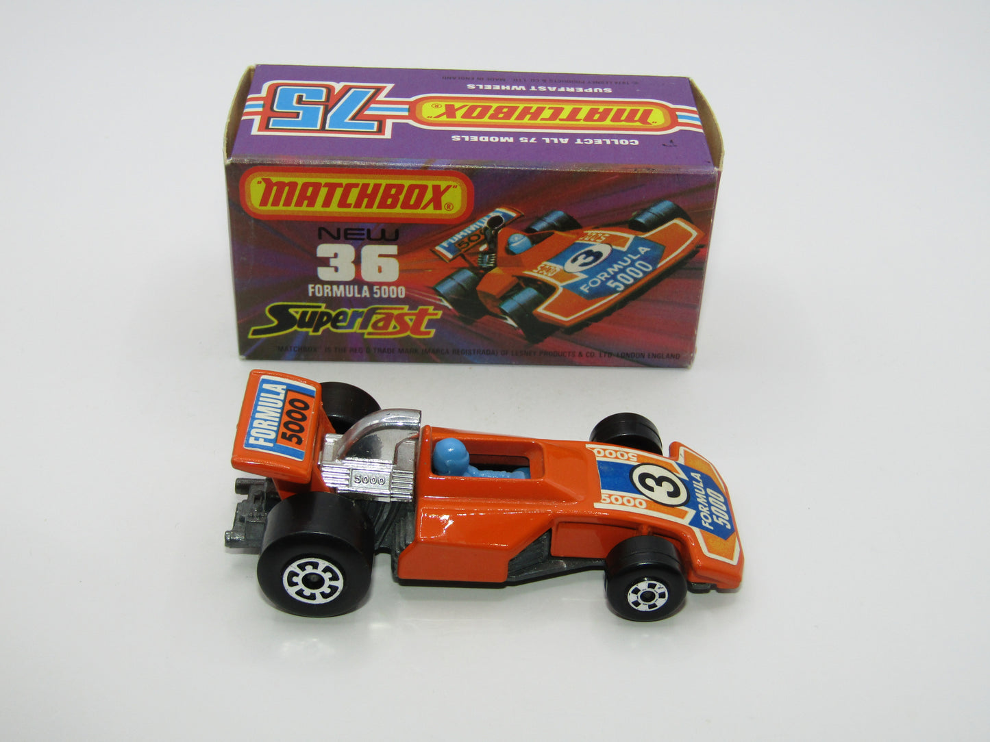Matchbox Superfast No 36C Formula 5000 Racing Car 5 ARCH Rear Wheels