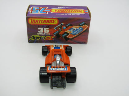 Matchbox Superfast No 36C Formula 5000 Racing Car 5 ARCH Rear Wheels